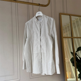 Dondup Camicia Stribet Skjorte, Green Mix